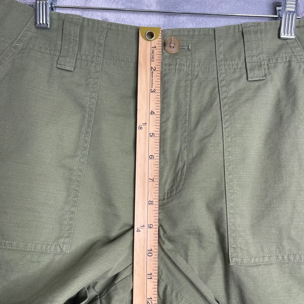 Loft Outlet High Rise Shorts Womens 6 Green Chino Preppy Casual Minimalist - Picture 7 of 9